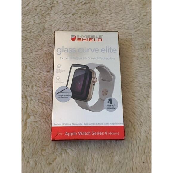 ZAGG Apple Watch Series 4 44 mm Invisibleshield Glass Curve Elite - Picture 1 of 2